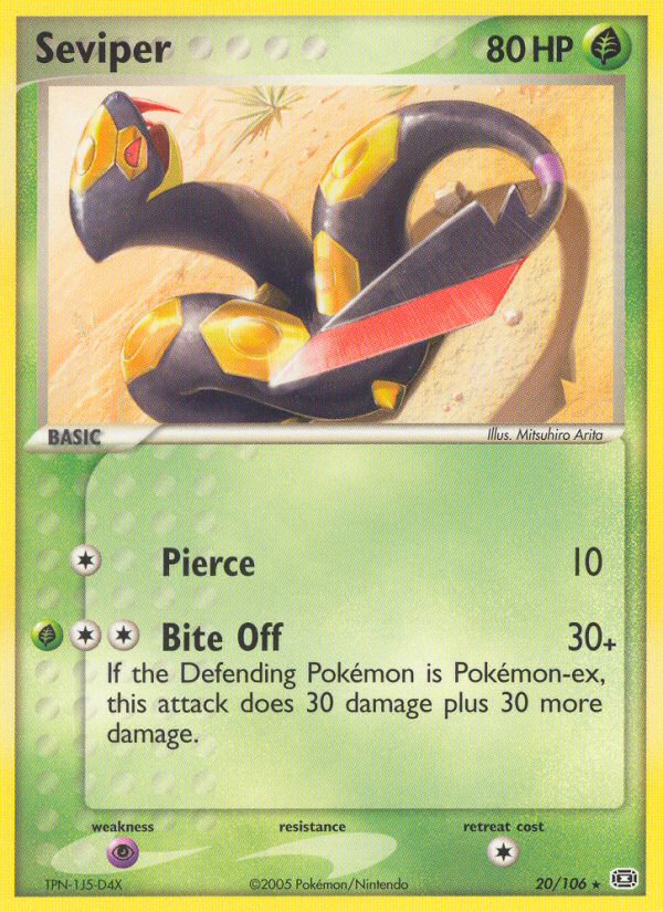 Seviper (20/106) [EX: Emerald] | RetroPlay Games