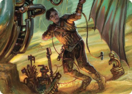 Mishra, Excavation Prodigy Art Card [The Brothers' War Art Series] | RetroPlay Games