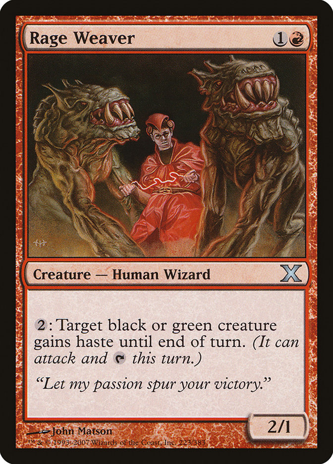Rage Weaver [Tenth Edition] | RetroPlay Games