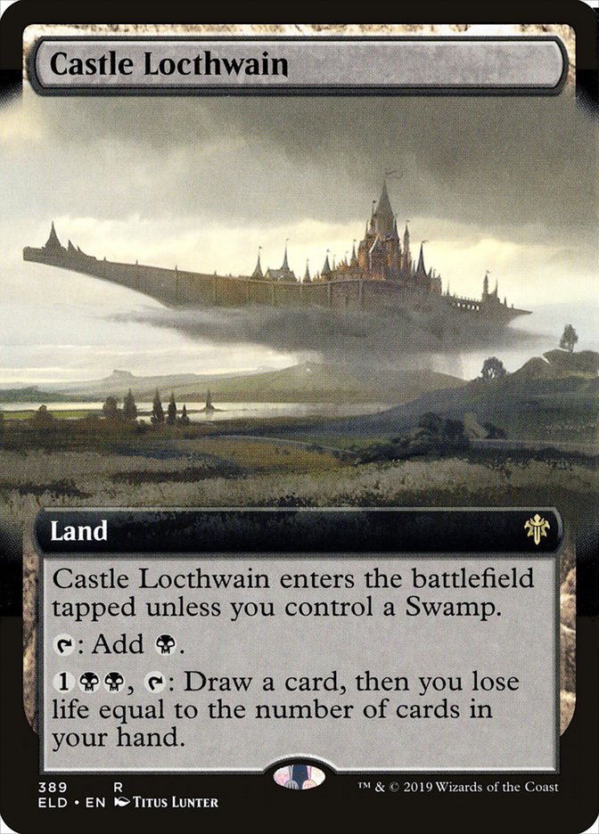 Castle Locthwain (Extended Art) [Throne of Eldraine] | RetroPlay Games