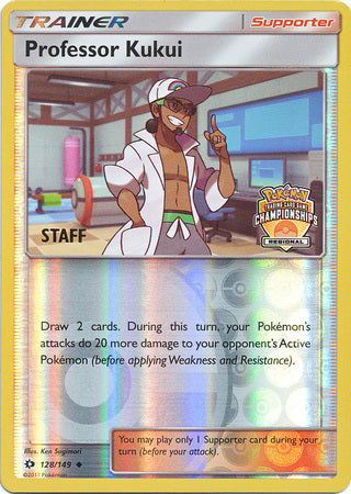 Professor Kukui (128/149) (Regional Championship Promo Staff) [Sun & Moon: Base Set] | RetroPlay Games