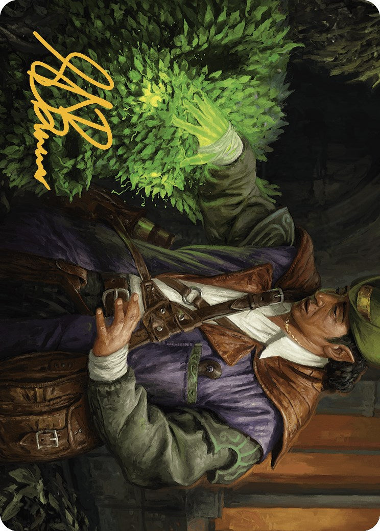 Hedge Whisperer Art Card (Gold-Stamped Signature) [Murders at Karlov Manor Art Series] | RetroPlay Games