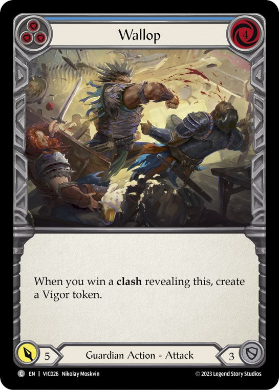 Wallop (Blue) [VIC026] (Heavy Hitters Victor Blitz Deck) | RetroPlay Games
