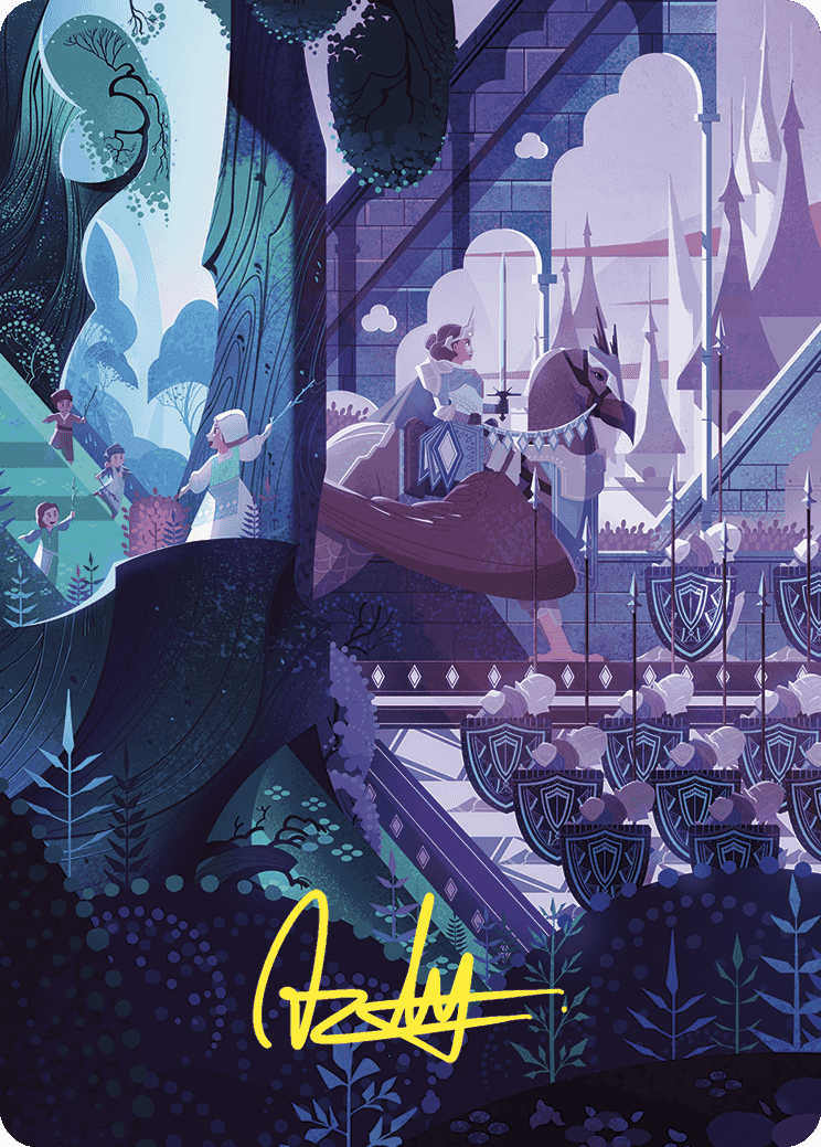 As Foretold Art Card (Gold-Stamped Signature) [Wilds of Eldraine Art Series] | RetroPlay Games