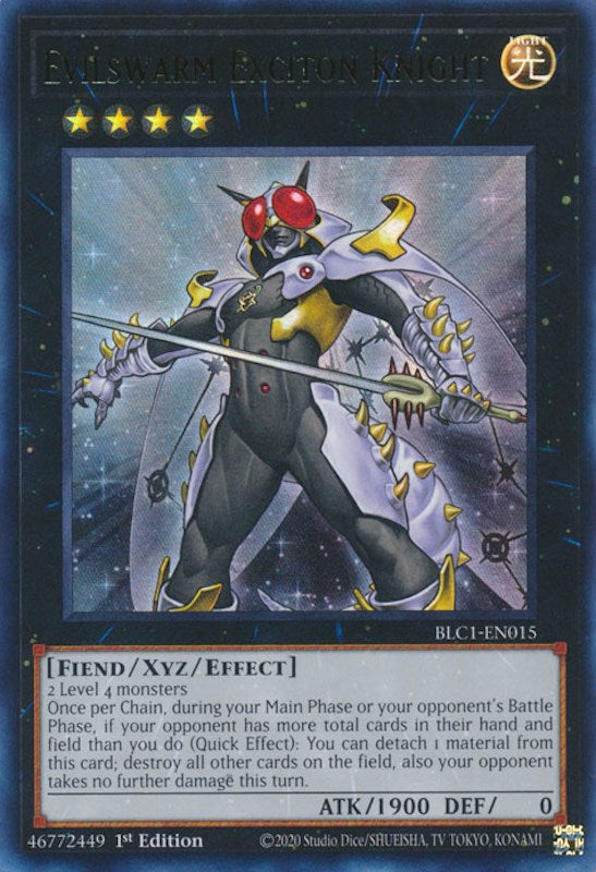 Evilswarm Exciton Knight [BLC1-EN015] Ultra Rare | RetroPlay Games