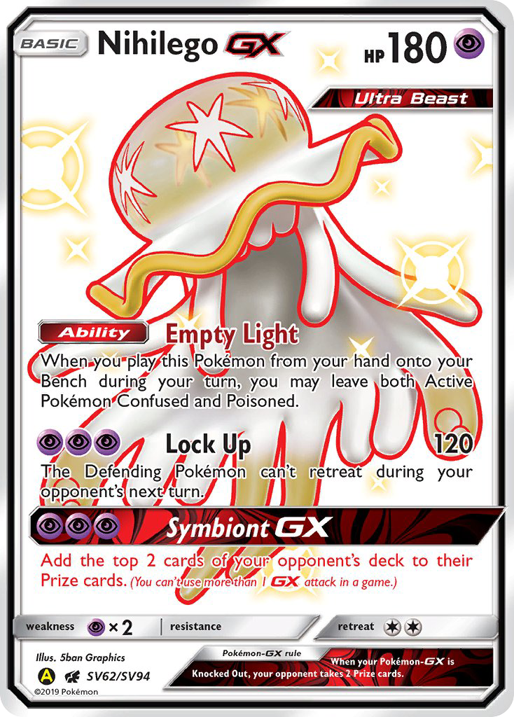 Nihilego GX (SV62/SV94) [Sun & Moon: Hidden Fates - Shiny Vault] | RetroPlay Games