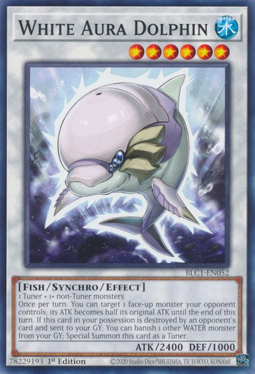 White Aura Dolphin [BLC1-EN052] Common | RetroPlay Games