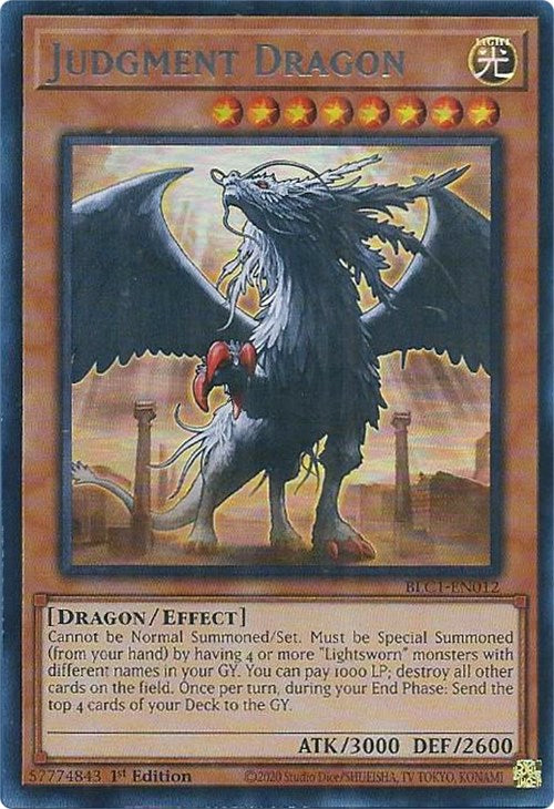 Judgment Dragon (Silver) [BLC1-EN012] Ultra Rare | RetroPlay Games