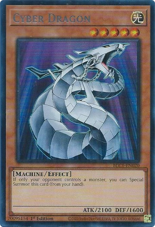 Cyber Dragon (Silver) [BLC1-EN020] Ultra Rare | RetroPlay Games