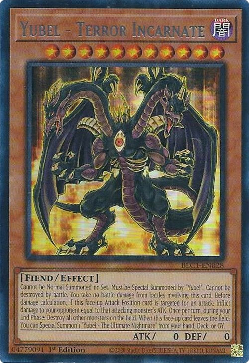 Yubel - Terror Incarnate (Silver) [BLC1-EN028] Ultra Rare | RetroPlay Games