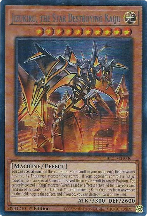 Jizukiru, the Star Destroying Kaiju (Silver) [BLC1-EN036] Ultra Rare | RetroPlay Games