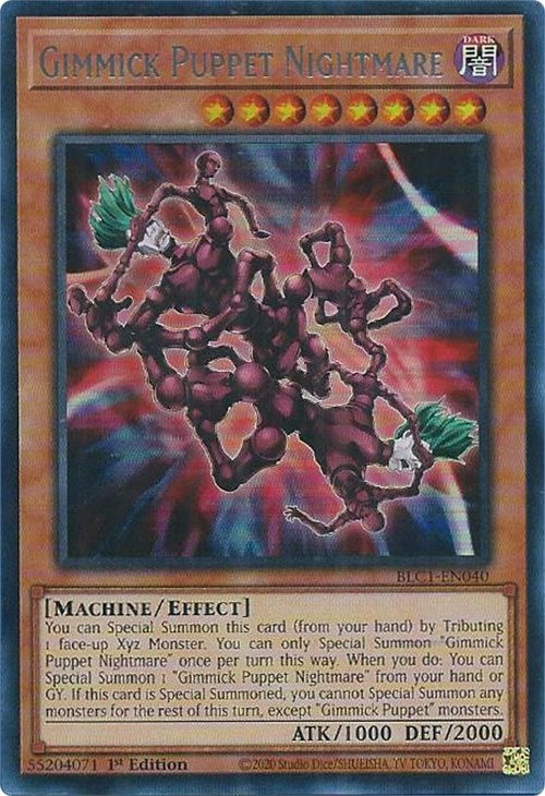 Gimmick Puppet Nightmare (Silver) [BLC1-EN040] Ultra Rare | RetroPlay Games