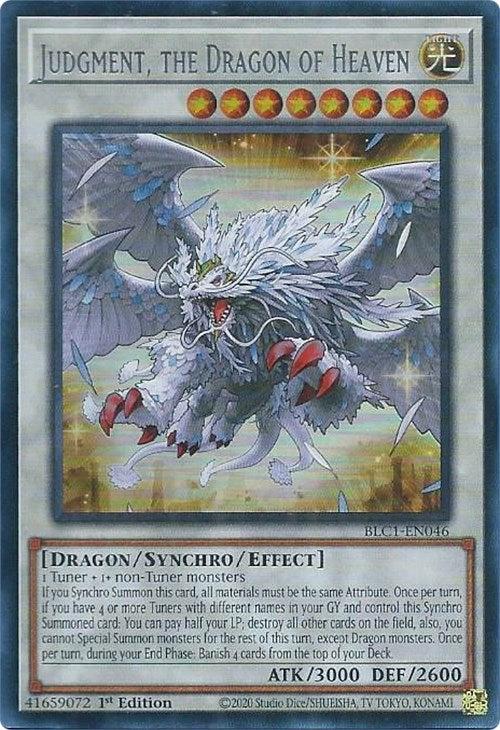 Judgment, the Dragon of Heaven (Silver) [BLC1-EN046] Ultra Rare | RetroPlay Games