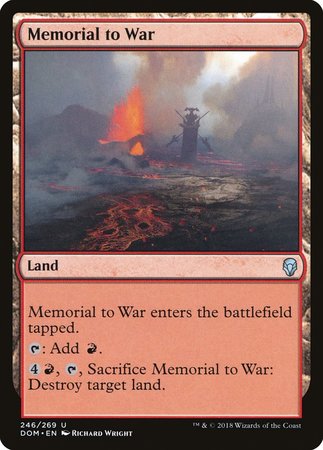 Memorial to War [Dominaria] | RetroPlay Games
