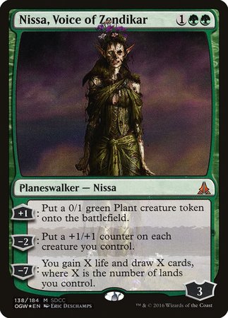 Nissa, Voice of Zendikar SDCC 2016 EXCLUSIVE [San Diego Comic-Con 2016] | RetroPlay Games