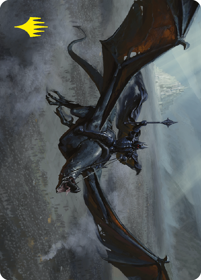 Lord of the Nazgul Art Card (Gold-Stamped Signature) [The Lord of the Rings: Tales of Middle-earth Art Series] | RetroPlay Games