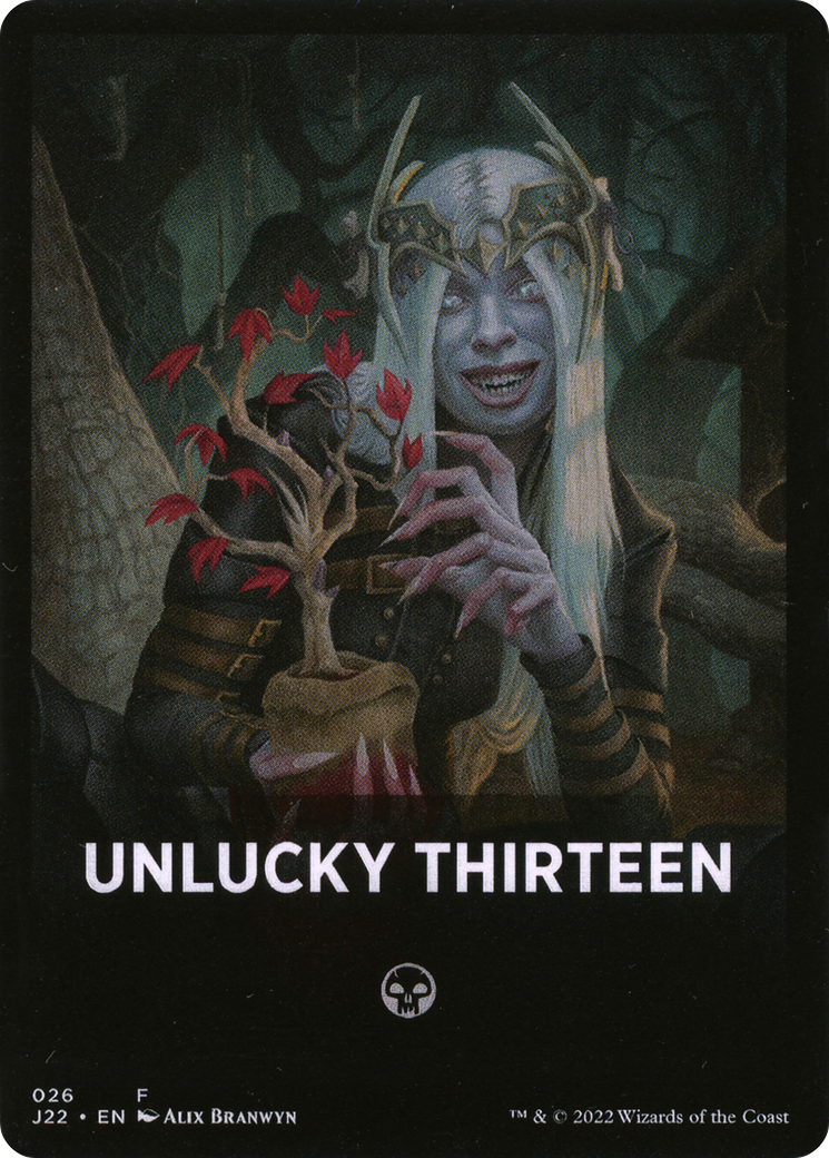 Unlucky Thirteen Theme Card [Jumpstart 2022 Front Cards] | RetroPlay Games