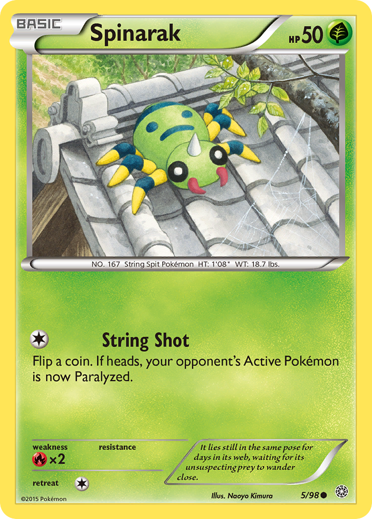 Spinarak (5/98) [XY: Ancient Origins] | RetroPlay Games