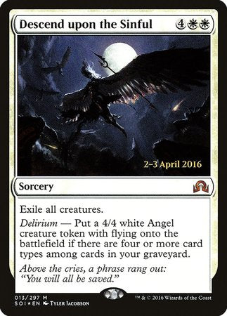 Descend upon the Sinful [Shadows over Innistrad Promos] | RetroPlay Games