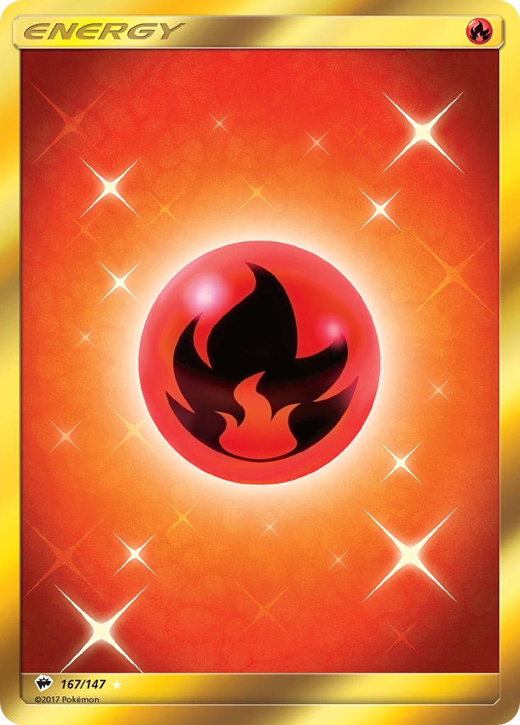 Fire Energy (167/147) [Sun & Moon: Burning Shadows] | RetroPlay Games