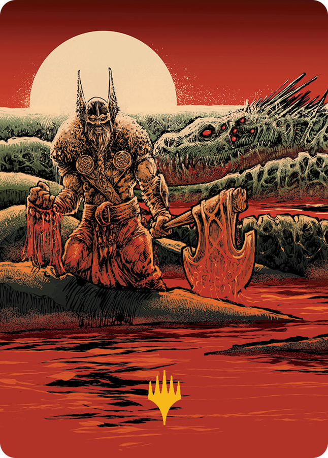 Fynn, the Fangbearer Art Card (Gold-Stamped Signature) [March of the Machine Art Series] | RetroPlay Games