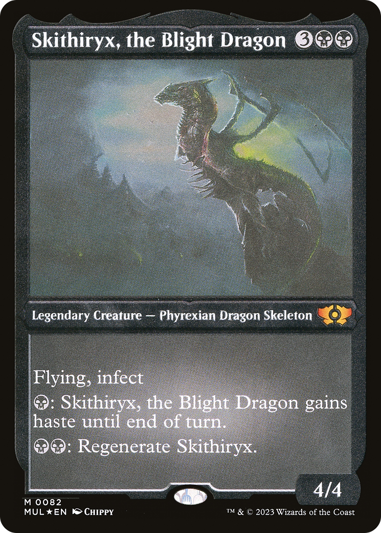 Skithiryx, the Blight Dragon (Foil Etched) [Multiverse Legends] | RetroPlay Games