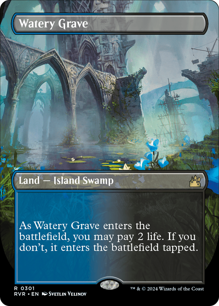 Watery Grave (Borderless) [Ravnica Remastered] | RetroPlay Games