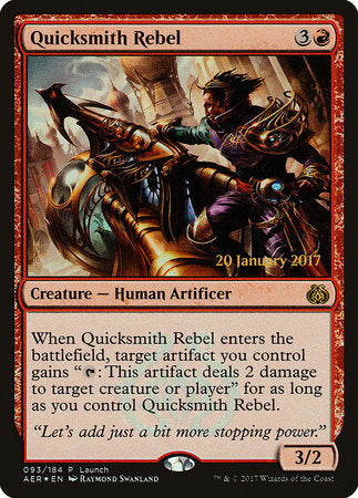 Quicksmith Rebel [Aether Revolt Promos] | RetroPlay Games