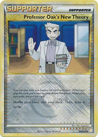 Professor Oak's New Theory (101/123) (League Promo) [HeartGold & SoulSilver: Base Set] | RetroPlay Games