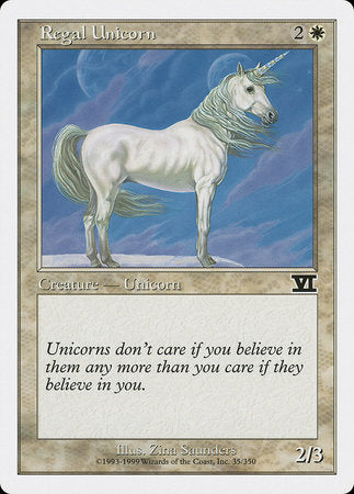 Regal Unicorn [Classic Sixth Edition] | RetroPlay Games