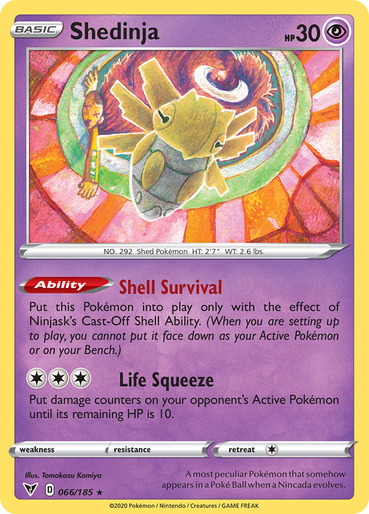 Shedinja (066/185) [Sword & Shield: Vivid Voltage] | RetroPlay Games