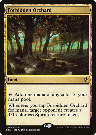 Forbidden Orchard [Commander 2016] | RetroPlay Games