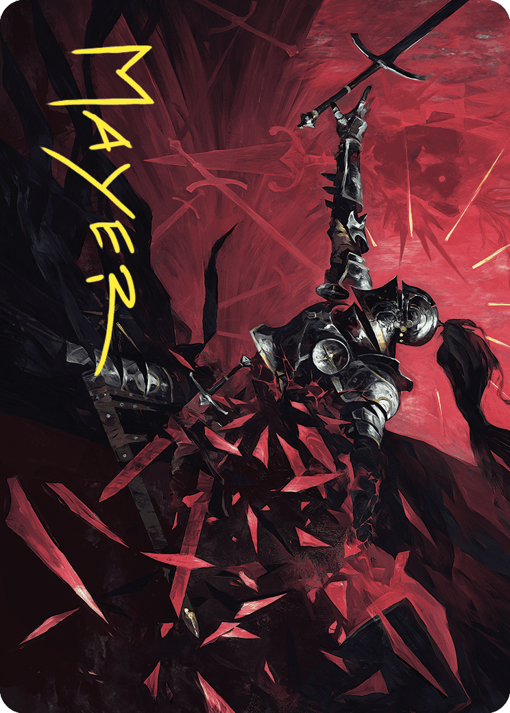 Shatter the Oath Art Card (Gold-Stamped Signature) [Wilds of Eldraine Art Series] | RetroPlay Games