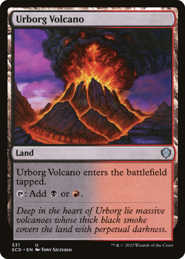 Urborg Volcano [Starter Commander Decks] | RetroPlay Games