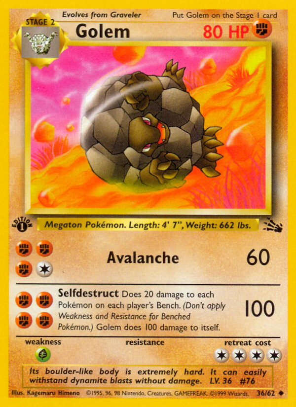 Golem (36/62) [Fossil 1st Edition] | RetroPlay Games