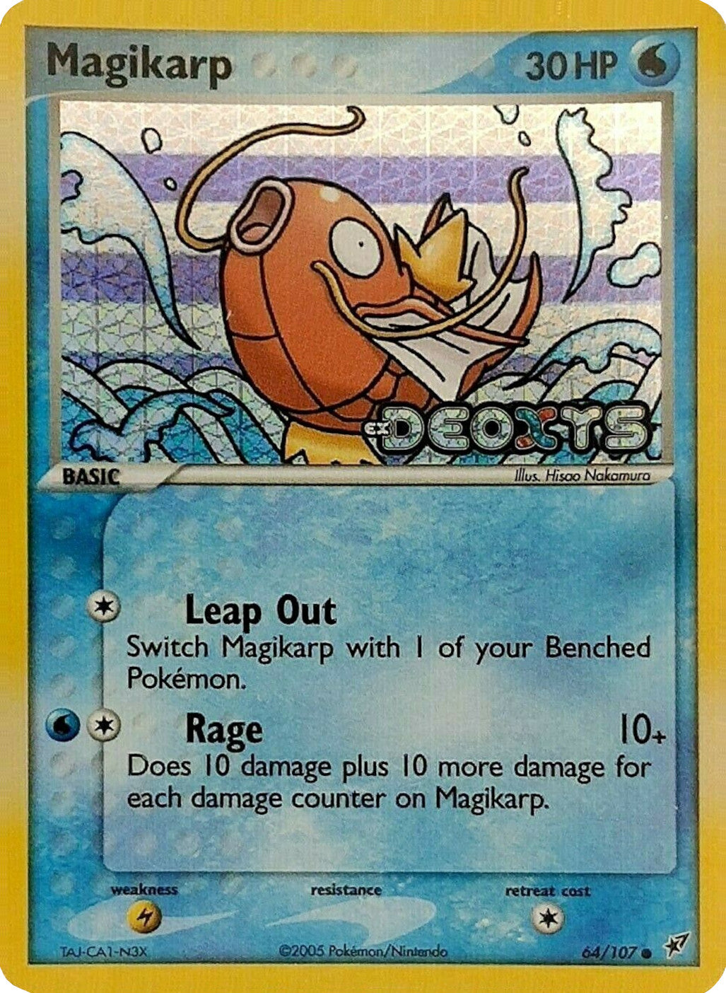 Magikarp (64/107) (Stamped) [EX: Deoxys] | RetroPlay Games