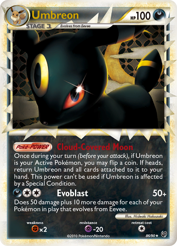 Umbreon (86/90) [HeartGold & SoulSilver: Undaunted] | RetroPlay Games