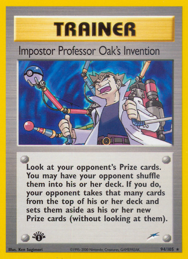 Impostor Professor Oak's Invention (94/105) [Neo Destiny 1st Edition] | RetroPlay Games