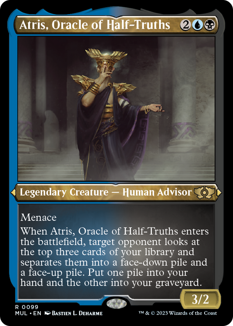 Atris, Oracle of Half-Truths (Foil Etched) [Multiverse Legends] | RetroPlay Games
