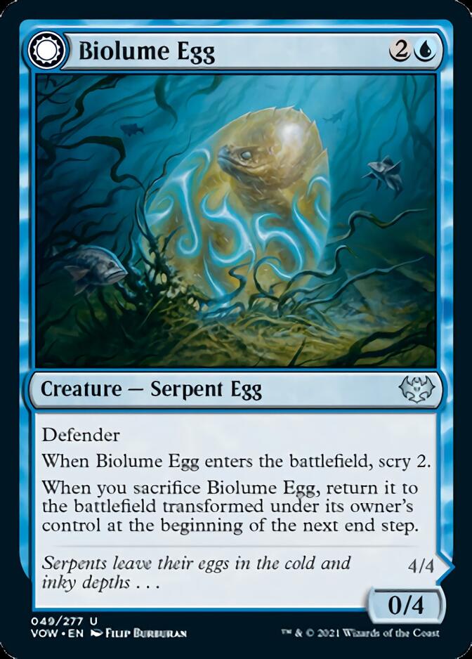 Biolume Egg // Biolume Serpent [Innistrad: Crimson Vow] | RetroPlay Games