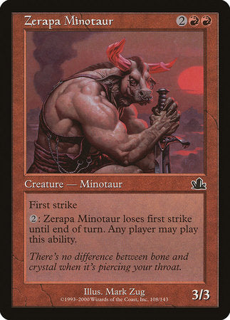 Zerapa Minotaur [Prophecy] | RetroPlay Games