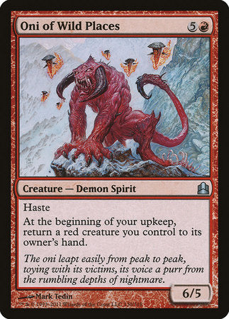 Oni of Wild Places [Commander 2011] | RetroPlay Games