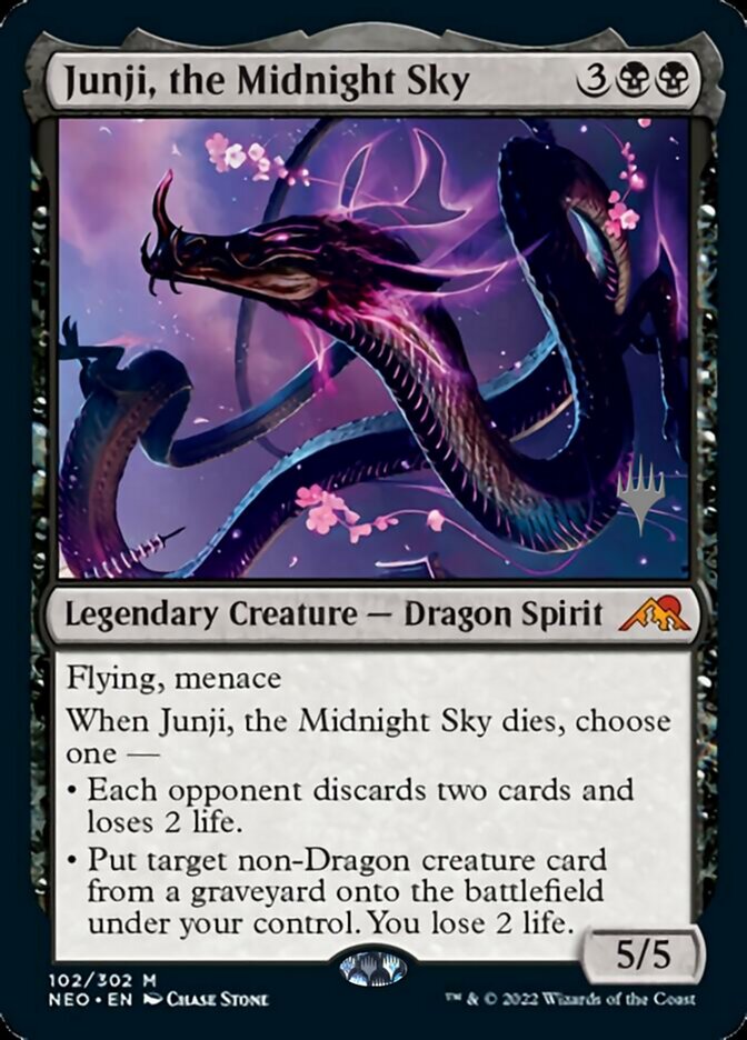 Junji, the Midnight Sky (Promo Pack) [Kamigawa: Neon Dynasty Promos] | RetroPlay Games