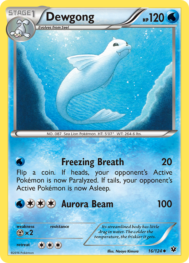 Dewgong (16/124) [XY: Fates Collide] | RetroPlay Games