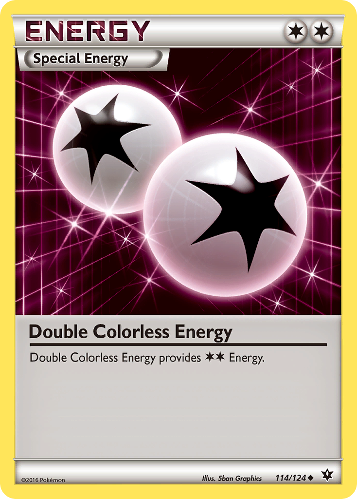 Double Colorless Energy (114/124) [XY: Fates Collide] | RetroPlay Games