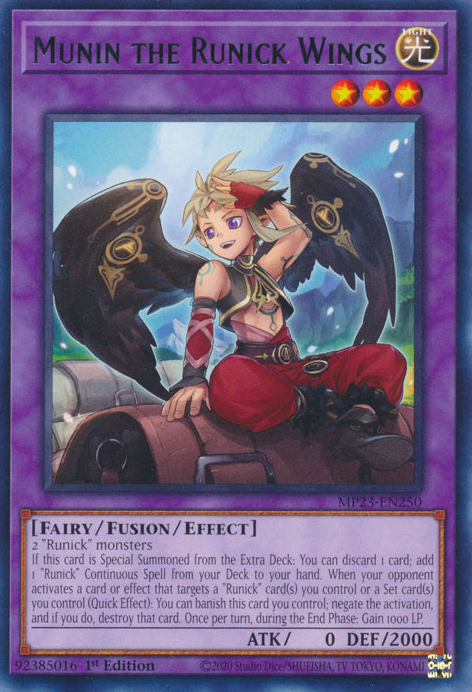 Munin the Runick Wings [MP23-EN250] Rare | RetroPlay Games