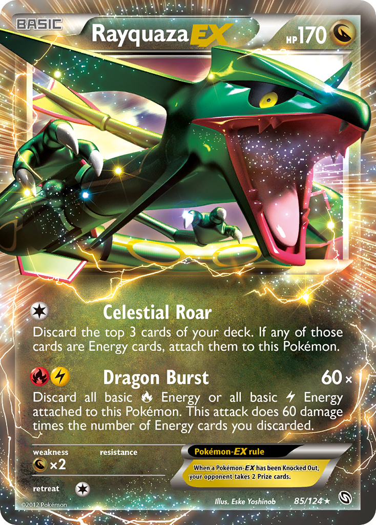 Rayquaza EX (85/124) [Black & White: Dragons Exalted] | RetroPlay Games
