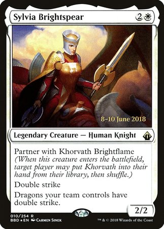 Sylvia Brightspear [Battlebond Promos] | RetroPlay Games