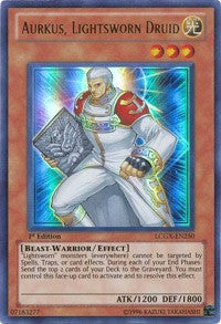 Aurkus, Lightsworn Druid [LCGX-EN250] Ultra Rare | RetroPlay Games