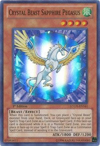 Crystal Beast Sapphire Pegasus [LCGX-EN161] Super Rare | RetroPlay Games